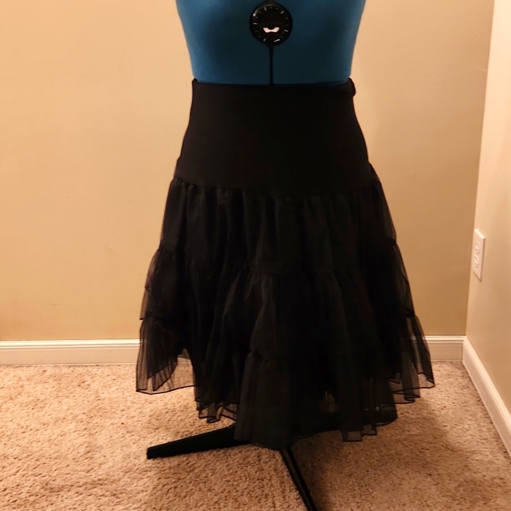 Crinolines - choice black or white fully lined, short crinoline